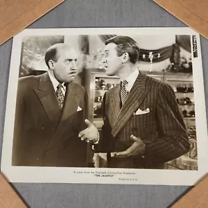 Fotografía fija original de la película James Stewart + Fred Clark in The Jackpot 1950 - Imagen 1 de 3