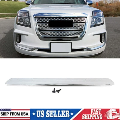 Front Bumper Hood Molding Trim Chrome For GMC Terrain SLE SLT Denali 2016-2017 Foto 1 de 4