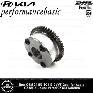 New OEM 24350 3C113 CVVT Gear for Azera Genesis Coupe Veracruz Kia Sorento  - Picture 1 of 6