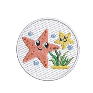 Muttertag Seestern Patch bestickt Bügelbild DIY Applikation Jacke Kleidung - Bild 1 von 12