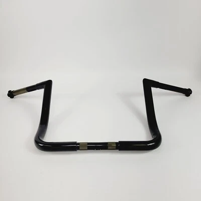 Manillar LA Choppers negro brillante 12 pulgadas Twin Peaks para Harley Touring 1996-2018 Foto 1 de 4