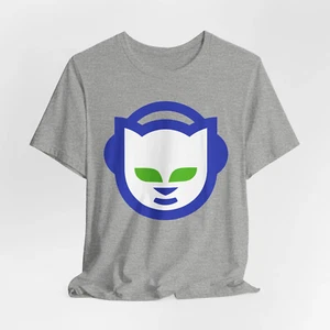Napster Logo T-Shirt – Vintage Y2K Internet Tee, 90s Nostalgia Unisex Shirt - Picture 1 of 14