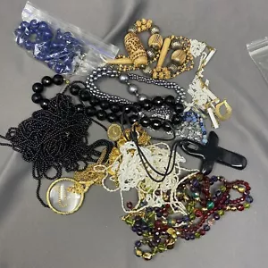 3,5 Pfund Modeschmuck Konvolut guter Gebrauch Gebrauchsspuren Verkauf Basteln Posten # 1079 - Bild 1 von 6