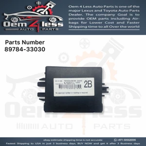 Lexus ES350 Immobilizer Computer Module 2013, 2014, 2015 OEM 89784-33030 - Picture 1 of 7