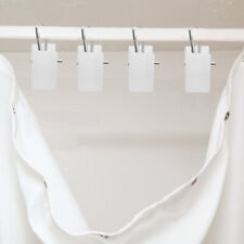 20pcs Metal Curtain Tieback Hooks Rings Clips Hangers Decorative Rod Hooks