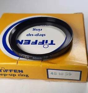 TiFFEN 48-55mm Step Up Lens Filter Converter Adapter Ring 48mm-55mm E48-E55 USA - Picture 1 of 6