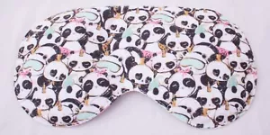 Jumbo Sleep Mask - Panda's - Custom Fabric - Picture 1 of 2