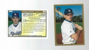 Tarjeta de béisbol Topps 1999 #T24 Bubba Crosby tarjeta de novato Dodgers Yankees - Imagen 1 de 2
