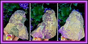 Purpurite Rare Crystal Gemstone Natural Raw Premium Raw Specimen Cluster Stone - Picture 1 of 4