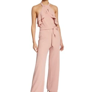 Avec Les Filles Ruffle Halter Jumpsuit-Size 10 - Picture 1 of 4