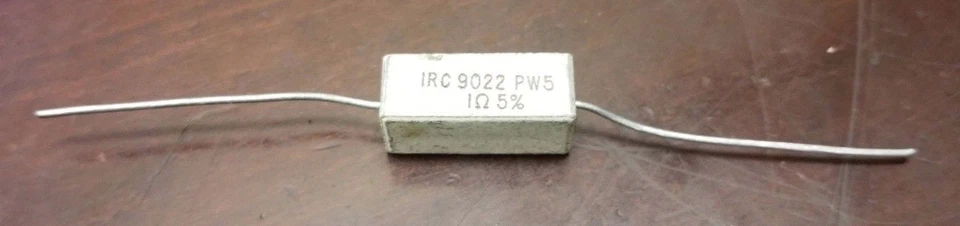 Лот из 10 TT Electronics IRC 9022 PW5 1 Ом 5% силовые резисторы проволочный цемент - Изображение 1 из 1