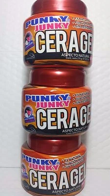 3 PUNKY JUNKY CERAGEL FX NATURAL 9.52 OZ EACH  MAXIMUM HOLD MEXICO ORIGINAL - Image 1 of 2