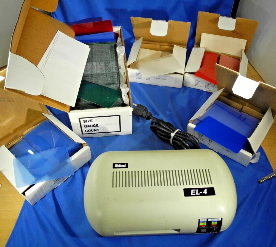 IBICO EL-4 Small Card / Pouch Laminator - Adjustable Temp - Tested W/ 100s Cards - Image 1 of 4