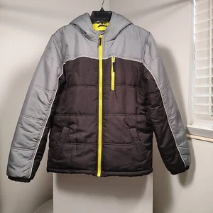 Canyon River Blues Boys' Jacket XLarge Black and Gray Puffer Bubble Jacket  - Picture 1 of 14