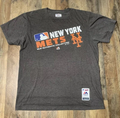 New YorK Mets NYM Baseball MLB Sz Large Ring Spun Short Sleeve Graphic T Shirt - Image 1 of 4