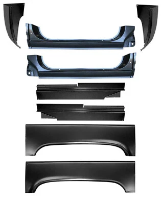 1973-87 Chevy & GMC C/K Pickup Inner & Outer Rocker Panel Cab Corner & Wheel Kit - Image 1 of 4