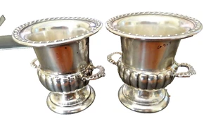 WALLACE STERLING TOOTHPICK HOLDERS. MATCHING PAIR!! - Picture 1 of 9