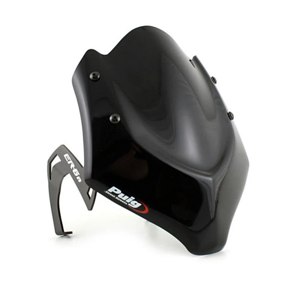 Carénage PUIG Naked Sport Noir Pour Kawasaki 650 ER6N 2009-2011 - Photo 1/2