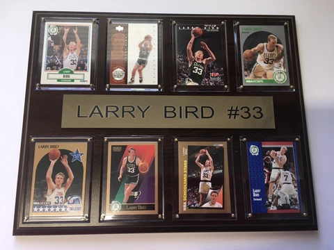 Larry Bird 8 Card Plaque Cover