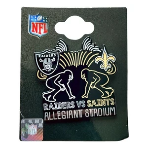 Las Vegas Raiders Limited Edition 2020 Game Day Pin vs. Saints (1. Spiel) - Bild 1 von 3
