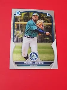 MICHAEL ARROYO 2023 Bowman Cromo #BCP-63, SEATTLE MARINERS - Imagen 1 de 3