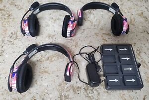 3 Earthtec ULLRS UltraLITE Remote S Headset 6 Batteries UltraLite With Case RC