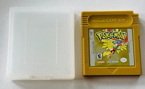 Pokemon Gold Version Nintendo Game Boy Color Neue Batterie Spart Mit Hülle Original - Bild 1 von 3