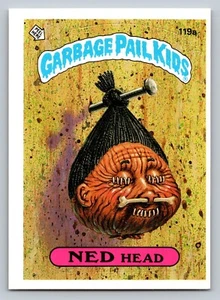 Garbage Pail Kids Ned Head 119a Series 3 1986 - Picture 1 of 2