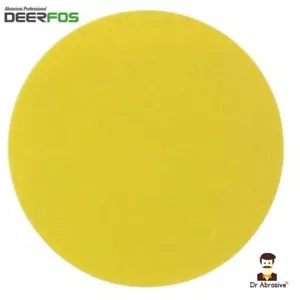 150mm Sanding Discs DEERFOS 6inch Orbital Sandpaper Pads Hook and Loop / No Hole - Picture 1 of 5