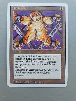 The Rack , MTG Revised Edition (1994) Uncommon Artifact NM - Image 1 of 2
