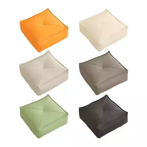 Floor Cushion Patio Cushion Square Decorative Tatami Cushions Floor Pillow for - Picture 1 of 34