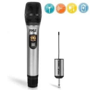 Pyle-PRO 16 Channels Selectable UHF Wireless Mic with Adapter Receiver PDWMU105 - Picture 1 of 7