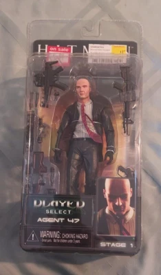 Figura seleccionada Neca Hit Man Agent 47 2006 jugada etapa 1 nueva en paquete Foto 1 de 4