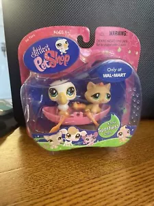 Littlest Pet Shop Walmart Excl Tabby CAT #706 PELICAN #707 Rare Retired NIB 2008 - Picture 1 of 24