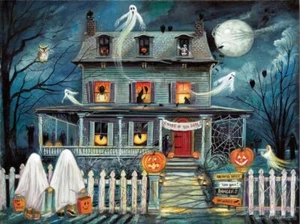 Halloween Diamond Painting Kits for Adults and Beginners, 5D Ghost Butterfly - Picture 1 of 7