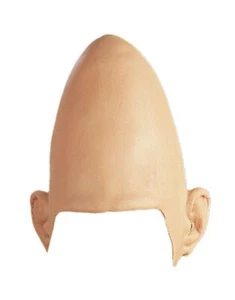 ADULT LATEX CONEHEAD ALIEN DOME HEADPIECE CONE EGG HEAD CONICAL BALD SKULL CAP - Picture 1 of 2