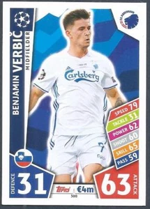 TOPPS MATCH ATTAX CHAMPIONS LEAGUE 2017-18- #300-FC KOBENHAVN-BENJAMIN VERBIC - Imagen 1 de 1