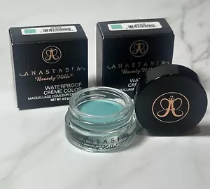 2X Anastasia Beverly Hills Waterproof Creme Eyeshadow Color, Ice Blue - Picture 1 of 5