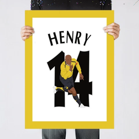 Thierry Henry Goal, 2005-2006 Bernabeu Arsenal Print/Poster/Wall-Art [Part 3/3] Cover