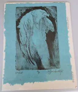 Steve Nowatzki Artist Nocturnal Press Eagle Print - Bild 1 von 5