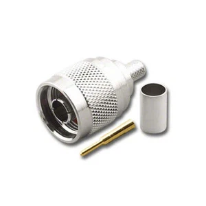 Enchufe de engarce macho de 3 piezas RFN-7648, tipo N para cable RG-8X o mini-8 - Imagen 1 de 1