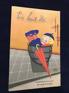 Carte postale Fantaisie Illustrée Enfant Ben - Foto 1 di 2
