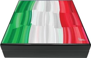 Humidor Supreme 20 Zigarrenkapazität Humidor, Italien Flagge One World Turano Serie - Bild 1 von 4