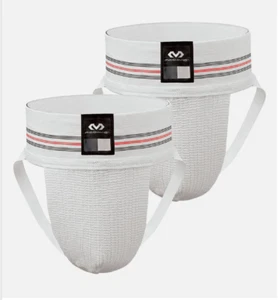 MCDAVID Men's 2-Pack Jock Straps Athletic Supporters 3110 Size XL - White NWT - Picture 1 of 5