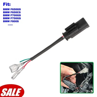 Cable conector macho auxiliar de 3 pines para BMW F650GS F700GS F750GS F800GT F850GS Foto 1 de 4