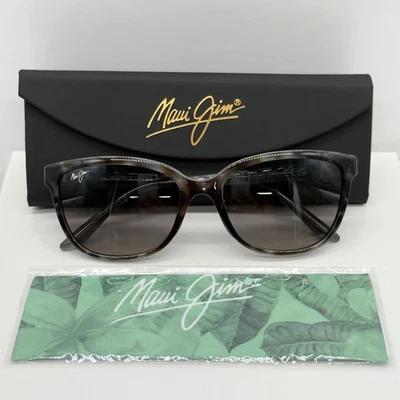 Maui Jim Honi MJ 758-11S Grey Tortoise Neutral Grey Polarized  Sunglasses NOTE - Image 1 of 4