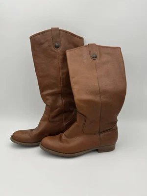 Женские кожаные сапоги до колена Merona - черные - размер 6,5 - Изображение 1 из 4