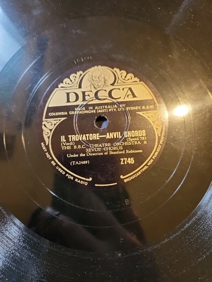 Patrol Marcy To The British Grenadiers/ Il Trovatore 78 rpm DECCA - Image 1 of 4