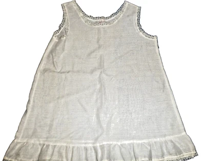 DE COLECCIÓN SEARS BLANCO SLIP COMPLETO TALLA 4 NIÑA NIÑO ROPA AÑOS 80 LARGO SLIP Foto 1 de 3
