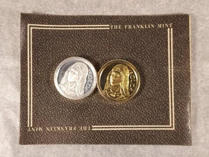 1988 - The Franklin Mint - ISOLDE - Excalibur Backgammon Game Coins - Sigillato - Foto 1 di 6